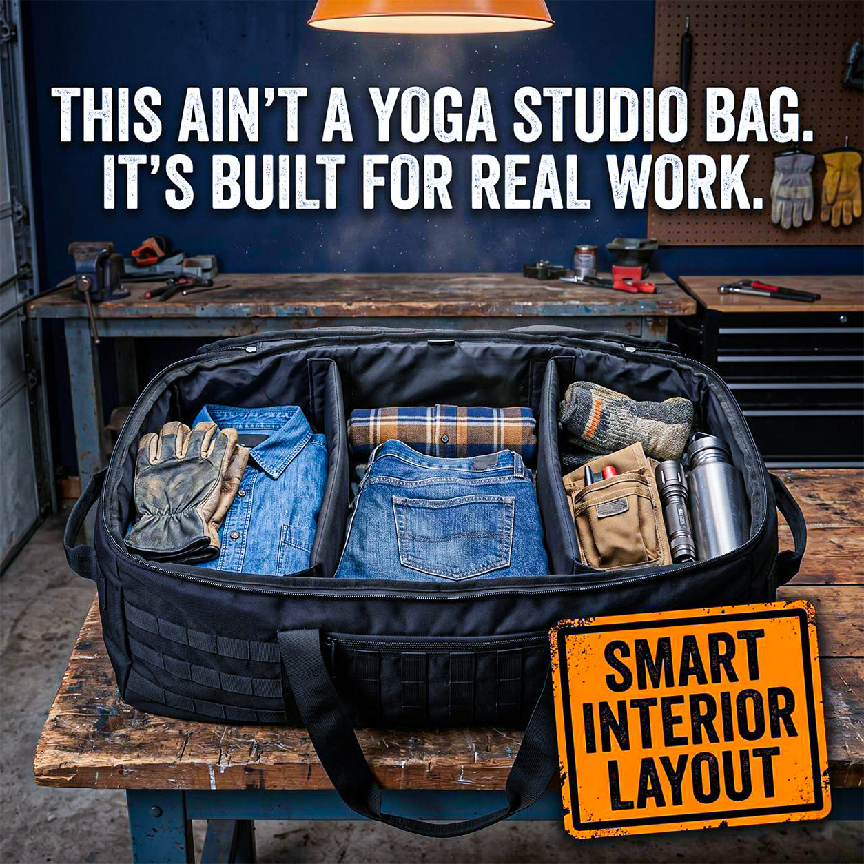 HAULMASTER™ 2-IN-1 Tactical Duffle Backpack