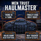 HAULMASTER™ 2-IN-1 Tactical Duffle Backpack